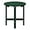 Dark Green, variant on YKITRD Dylan Adirondack Style Round Outdoor Side Table - Gray Finish, Weatherproof and UV-Resistant, Ideal for Patio, Garden and Poolside Decor