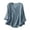 Blue, variant on Ladies Tops and Blouses Elegant Lightweight Blend Mandarin Collar Blouses for Women,Blue,L