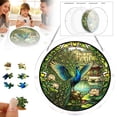 thumbnail image 2 of 7.4in Acrylic Jigsaw Puzzle Suncatcher – Brain Teaser Game for All Ages, Sun Catcher Puzzle for Window Hanging Gift #003, 2 of 6