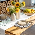 thumbnail image 4 of Black Plaid Farmhouse Round 15 Inch Placemats Set of 6, Watercolor Cute Country Cow Checkered HeatResistant Non Slip Place Mats for Dining Table, Wipeable Braided Kitchen Table Mats for Housewarming, 4 of 9