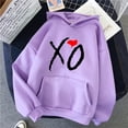 thumbnail image 5 of Sudadera con capucha divertida para mujer The Weeknd Xo Rapper, ropa de calle, sudaderas con capucha Harajuku, sudadera de forro polar de hip hop para mujer, ropa unisex, 5 of 5