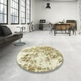 thumbnail image 3 of Ahgly Company Indoor Rectangle Abstract Copper Green Abstract Area Rugs, 2' x 5', 3 of 6