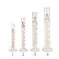 thumbnail image 3 of Glass Measuring Cylinder Chemistry Lab Measure Graduated Professional, 3 of 7