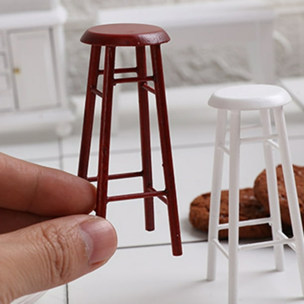Trayknick Doll House Bar High Stool Model Home Scene Miniature