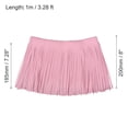 thumbnail image 2 of Unique Bargains 1 Yard 8 Inch Faux Leather Fringe Trim Tassel Fringe for Sewing, Pink, 2 of 6