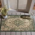 thumbnail image 2 of Safavieh Courtyard Layne Medallion Indoor/Outdoor Area Rug, Beige/Dark Green, 2'7" x 5', 2 of 10