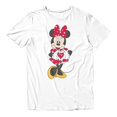 thumbnail image 2 of Disney Minnie Mouse Men's Heart Hands Polka Dot Dress T-Shirt (Bright White, S-XXXL), 2 of 4