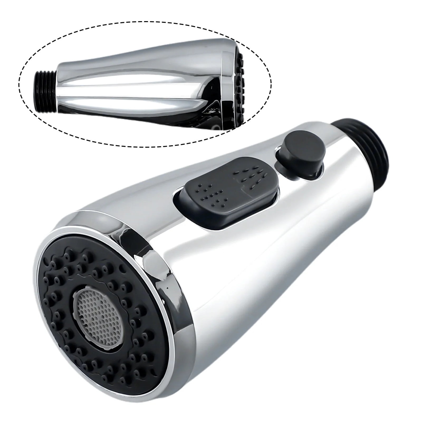 Kitchen Faucet Aerator Extender Pull Out Spray Head Replacement Sprayer Universal ,Tankless Design
