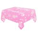 thumbnail image 1 of Mantel de copo de nieve con purpurina rosa ABPHQTO 150x260 cm para decoración de bodas, 1 of 3