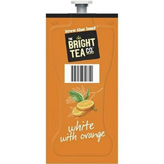 Tea Fresh Pack, White & Orange - Pack of 100