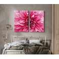 thumbnail image 2 of PixonSign Canvas Print Wall Art Set Extreme Pink Carnation Bud Botanical Wilderness Photography Realism Contemporary Portrait Colorful Multicolor Ultra for Living Room, Bedroom, Office - 24"x36"x2, 2 of 5