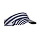 thumbnail image 1 of Balery Navy Blue And White Stripes Gorra deportiva con visera ajustable para mujer y hombre (talla única), 1 of 7