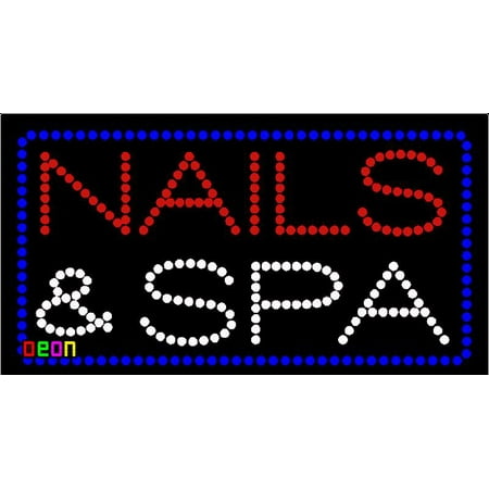 Nails Outdoor Led Sign 27
