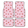 thumbnail image 1 of Fotbe Strawberry Floral Juego de 4 Tapetes para Auto con Estampado – Alfombrillas de Goma Reforzada, Diseño Antideslizante, Protección para Todo el Año – Vehículos, Autos, Camionetas y SUVs, 1 of 7