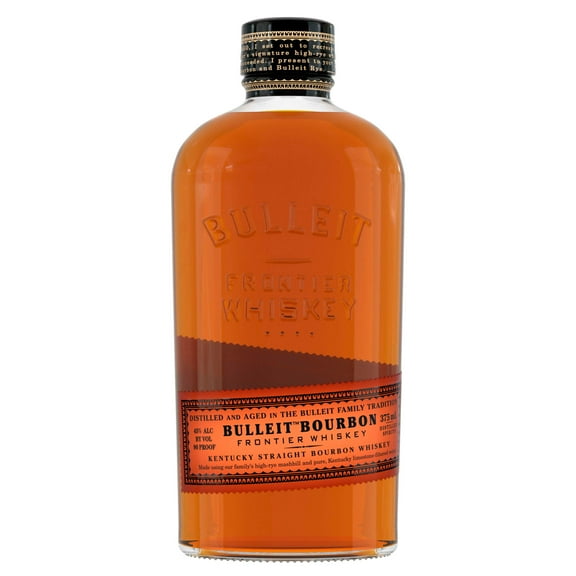 Bulleit Bourbon Whiskey, 375 ml Bottle, 45% ABV