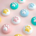 thumbnail image 2 of Durable Silicone Cat Paw Handle Cap For Switch NX NS Left And Right Rocker Protection Mushroom Head Cover, 2 of 4