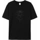 thumbnail image 1 of T-Shirts for Men, Rose Flower Crew Neck Cotton T-Shirt Men's Short Sleeve, 1 of 8