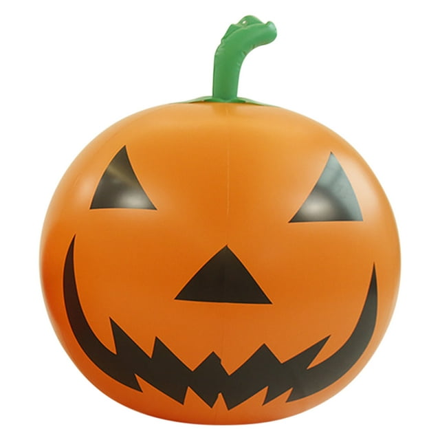 Décorations d'Halloween Extérieures, Décorations d'Halloween Gonflables Citrouille Gonflable Décorations Citrouille Extérieures pour Jardin Décorations d'Halloween Extérieures