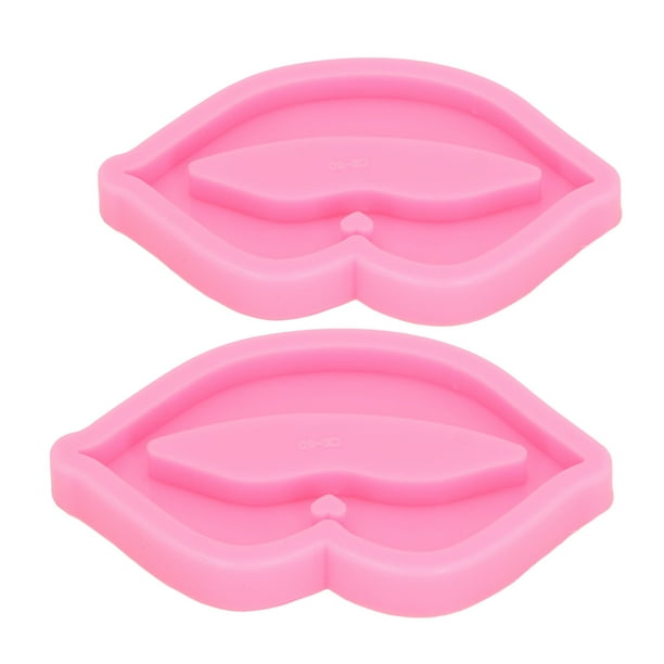 Moldes de silicona para fondant BuyWeek 2 piezas con forma de labio
