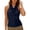 Black, variant on Womens Halter Neck Tops Sleeveless Satin Smooth Silky T Shirts Slim Fit Casual Tanks Summer Blouses Beige S