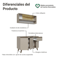 thumbnail image 4 of Cocina Integral Completa Modular Madesa Nice 120cm Crema 04, 4 of 6