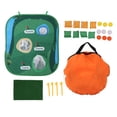 thumbnail image 1 of Tablero de saco de arena para campo de Golf con almohadillas para golpear, clavos para tienda, juego duradero de red de astillado para Golf al aire libre, 1 of 10