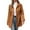 Coffee, variant on Trench Coats for Women Single Breasted Turndown Collar Long Coats Fall Winter Outerwear