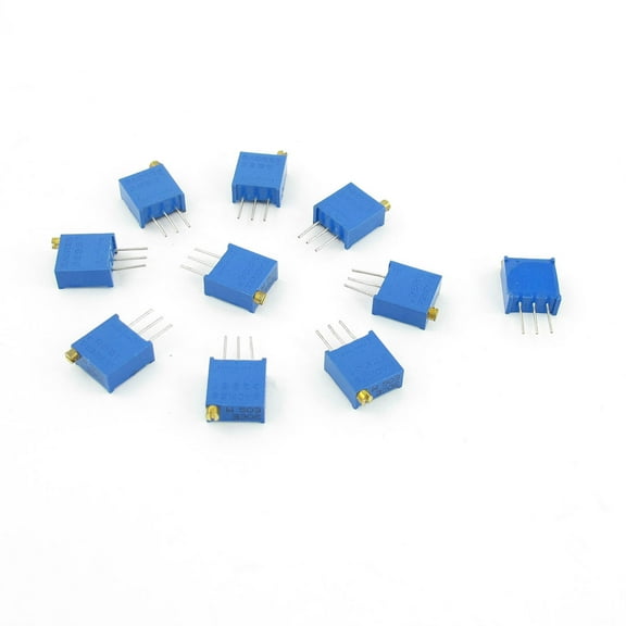 10 x 50K Ohm 3296W-504 Linear Resistance Change Trim Pot Potentiometer Rheostat