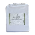 thumbnail image 2 of Cotton House - Bamboo Sheet Set, Hypoallergenic, Queen Size, White, 2 of 4
