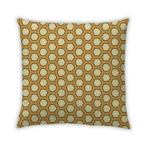 Ahgly Company Outdoor Square Contemporary Throw Pillow, 18 inch by 18 inch