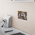 thumbnail image 5 of Yayeee Toggle Light Switch Wall Plate 2-Gang 4.56"x4.48" Decorative Outlet Cover, Blue Floral, 5 of 7