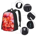 thumbnail image 4 of Daiia Autumn Maple Leaves Backpack for Men and Women -Durable Backpack Large Capacity, Water-Resistant Bag with Adjustable Straps and Laptop Compartment, 4 of 9