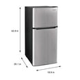 thumbnail image 3 of 4.5 CU FT. STAINLESS STEEL 2 DOOR FRIDGE, 3 of 7