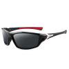 thumbnail image 1 of Gafas de sol polarizadas de visión nocturna para hombre UV400 Gafas de conducción (pierna roja negra), 1 of 5