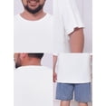 thumbnail image 7 of DARING DIVA Men's 100% Cotton Short Sleeves T-Shirt 3XL White, 7 of 7