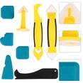 thumbnail image 4 of Sealant Scraper for Daily Use Assorted Color Plastic Glue Removal Tool Set of 8 Pieces, 4 of 9