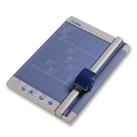 Carl Table Top Deluxe Rotary Cutter - 12 inches (Best Rotary Paper Cutter)