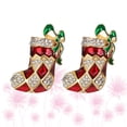 thumbnail image 3 of LEORX Charm Socks Brooch Brooch Fashion Alloy Durable Women Christmas, 3 of 8