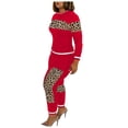 thumbnail image 2 of Womens’Suit Thread Splicing Long Sleeve Multiple Colors Casual Sports Set, 2 of 8