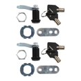 thumbnail image 4 of 2 Pcs Verrous de VR pour Porte de Rangement Boîte à Outils de Campeur VR Verrou de Caméra Verrou d'Armoire avec Clés, 4 of 9
