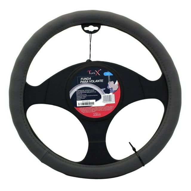 Funda para volante automotriz TuniX Universal Negra 38 cm 1 pza