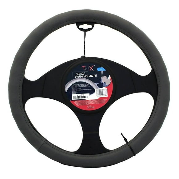 Funda para volante automotriz TuniX Universal Negra 38 cm 1 pza