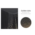 thumbnail image 4 of FOCUSNORM Nappe avec Décoration à Pois Dorés Fête Plastique Jetable, 4 of 10