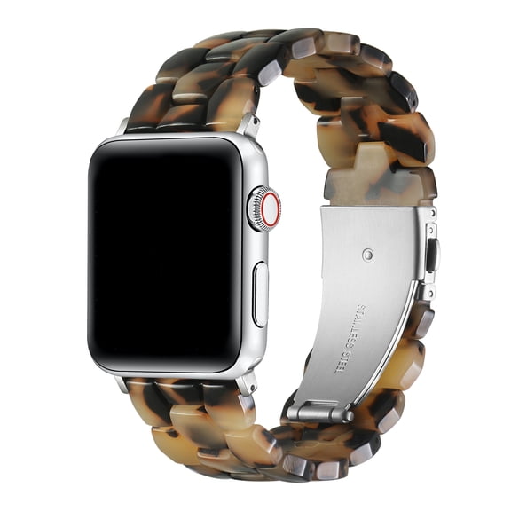 Posh Tech Willa Resin Band for Apple Watch in Tortoise