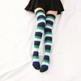thumbnail image 5 of Socks for Women Colorful Vibrant Rainbow Over The Knee Sock Slim Thigh High Socks Fall Fall Socks Women, 5 of 5
