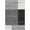 Grey, variant on Rug Branch Contemporary Mid-Century Modern  Grey Black Indoor Area Rug - 4x6