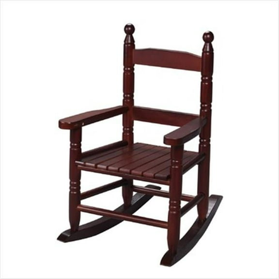 Child's Double Slat Back Rocking Chair Cherry