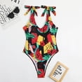 thumbnail image 2 of Moda mujer cómodo traje de baño fruta impresa vendaje espalda descubierta siamés traje de baño OAVQHLG3B Store  lin121212, 2 of 4