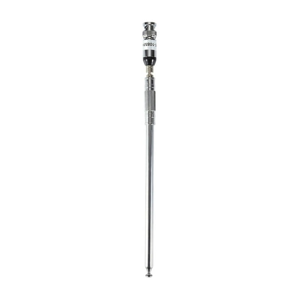 Antena FM Antena telescópica Antena de reemplazo de antena macho con conector BNC Instalación fácil Antena del transmisor FM