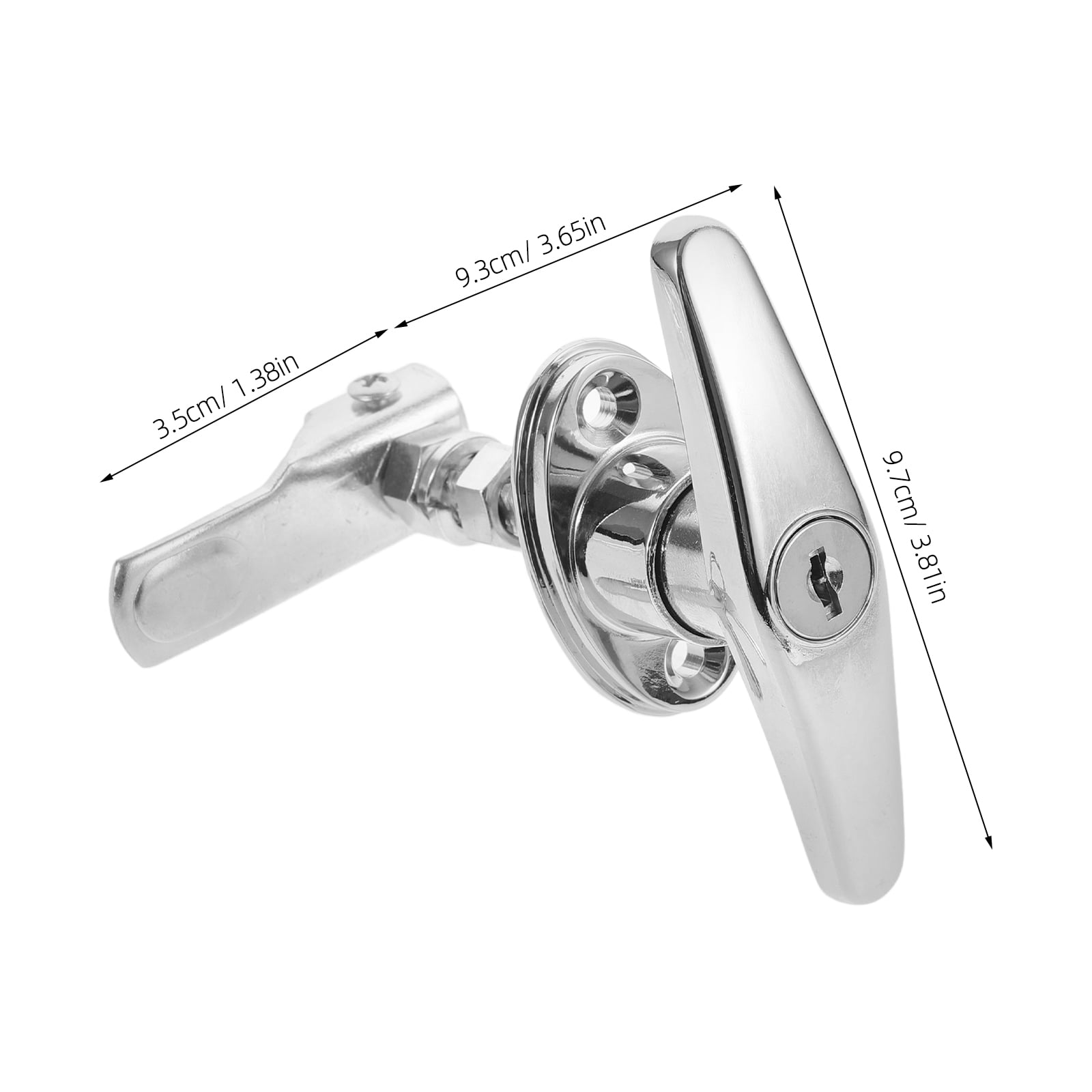 ELAYARD Zinc Alloy Cabinet Door Lock Set with Keys, Smooth Finish, Secure Home and Office Cabinet Locks